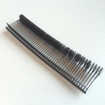 Textielpins 15mm stand zwart nylon 5.000 - 5 stuks