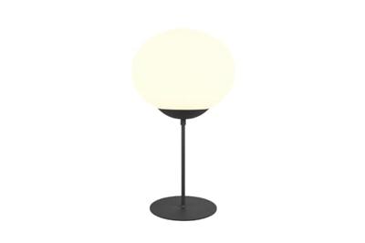 Trio TafellampFomento Ø 30cm - zwart met wit glas - 563100132