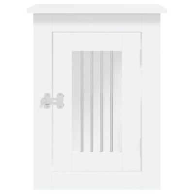 VidaXL Hondenbench 45x62x59 cm bewerkt hout wit VidaXL Hondenbench 45x62x59 cm bewerkt hout wit