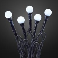 Hellum 576771 Motief lichtketting Kogel Buiten werkt op het lichtnet Aantal lampen 80 LED Neutraalwit Verlichte lengte: 7.9 m Timer - thumbnail