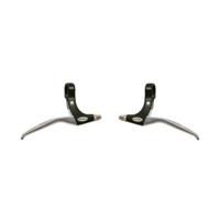 Saccon remhendel set, aluminium. zwart/zilver. - thumbnail