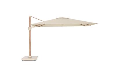 Platinum Challenger zweefparasol T2 premium 2.60x3.50 teak champagne