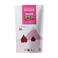 Snackable puur 60% met hazelnoot bio 100 Gram - thumbnail
