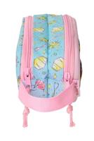 Pennenetui met 2 vakken Frozen Roze Hemelsblauw 21 x 8 x 6 cm 3D - thumbnail