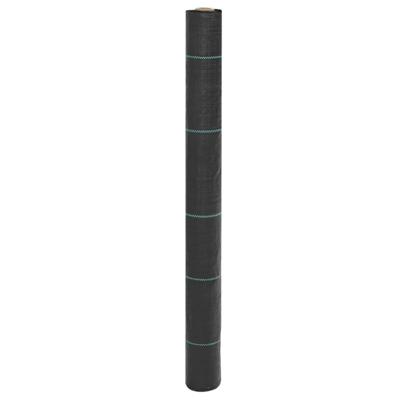 VidaXL Worteldoek 1x100 m polypropeen zwart