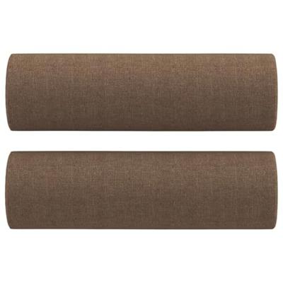 3-delige Loungeset met kussens stof bruin