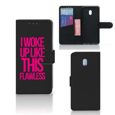 Xiaomi Redmi 8A Hoesje met naam Woke Up - Origineel Cadeau Zelf Maken Xiaomi Redmi 8A Hoesje met naam Woke Up - Origineel Cadeau Zelf Maken