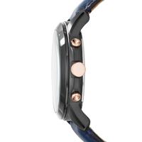 Fossil Grant chronograaf marineblauw lederen Herenhorloge- blauw FS5061 - thumbnail