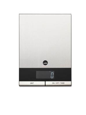 Wilfa KW-4 Keukenweegschaal Digitaal Weegbereik (max.)=5 kg Zilver 220 x 158 x 37