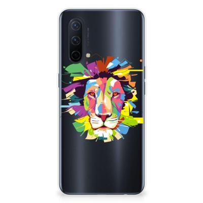 OnePlus Nord CE 5G Telefoonhoesje met Naam Lion Color OnePlus Nord CE 5G Telefoonhoesje met Naam Lion Color
