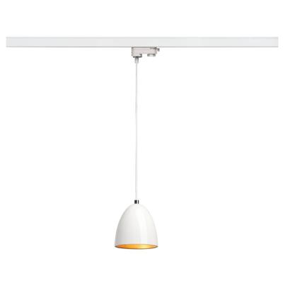 SLV 230V-railsysteem lamp GU10 Wit (glanzend)