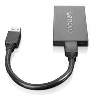 Lenovo 4X90J31021 USB 3.2 Gen 1 (USB 3.0) Adapter [1x USB 3.2 Gen 1 stekker A (USB 3.0) - 1x DisplayPort bus] Zwart 0 m - thumbnail