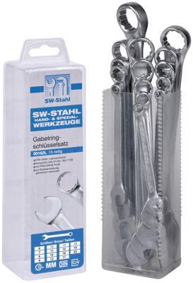 SW STAHL Sw-stahl ring-steeksleutel set "pro drive" ring bowl set 15tlg. straight