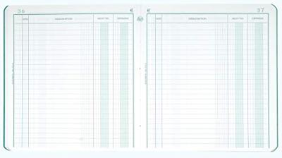 Exacompta ontvangsten en uitgaven, ft 21 x 19 cm, Nederlandstalig
