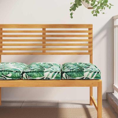 Palletkussen voor zitting 2 pcs Bladpatroon 40 x 40 x 8 cm