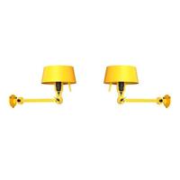 Tonone Bolt Bed Underfit Install Wandlamp Set van 2 - Geel - thumbnail