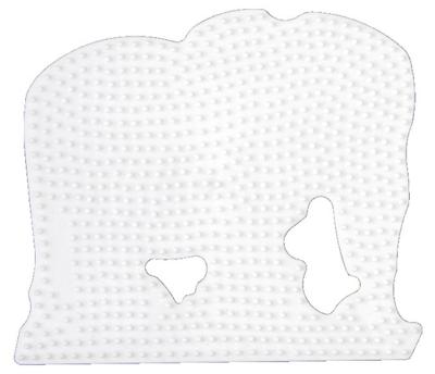 Hama strijkkralenbordje - olifant