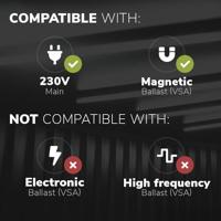 Set van 5 LED TL Buizen 120cm - T8 G13 Fitting - 18 Watt 1980 lumen (110lm/W) - 4000K neutraal wit - Flikkervrij - Vervangt 36 Watt (36/840) - Incl. Starter - thumbnail