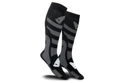 UFO PLAST sokken "off-road socks ufo short black/grey gr. m