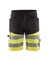 Blåkläder Short met stretch High-Vis 15411811 | Zwart/High Vis Geel | Maat 60 - 7330509692196 - thumbnail