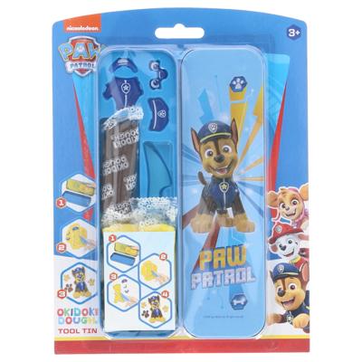 Canenco Paw patrol okidoki klei bewaarblik 3d met accessoires