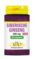Siberische ginseng 500mg puur 60 Vegetarische capsules - thumbnail