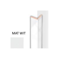 Kniklijst MDF Sanimex Mat Wit 260 cm x 22 mm x 22 mm Sanimex - thumbnail