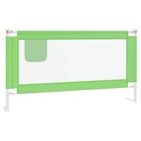 VidaXL Bedhekje peuter 160x25 cm stof groen - thumbnail