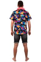 Party Blouse Club Tropicana Zwart - thumbnail