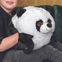 Noxxiez handwarmer knuffelkussen panda - thumbnail