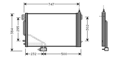 AIRCO CONDENSOR niet voor DIESEL 30005200