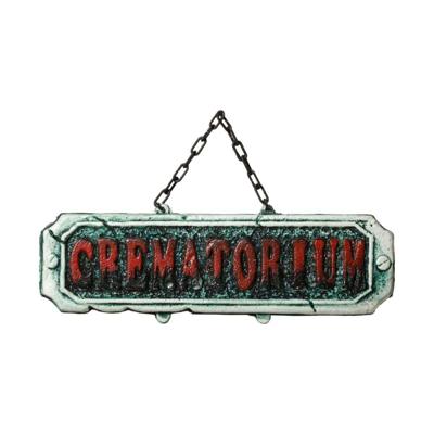 Halloween Decoraties Crematorium 41 x 10 cm