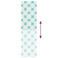 Doucherolgordijn 70x240 cm stofbreedte 66 cm - thumbnail