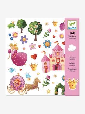 160 stickers Prinses Marguerite DJECO meerdere kleuren