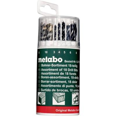Metabo Borencassette, 18 boren hout-metaal-steen | 62719 - 627190000