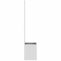 VidaXL Tuin privacy screen zilver 50 x 140 cm gegalvaniseerd staal - thumbnail
