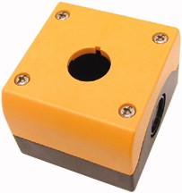 Eaton M22-IY1 216536 Surface mounted housing 1 inbouwplaats, Voor bodembevestiging (Ø x h) 22 mm x 80 mm Antraciet 1 stuk(s)