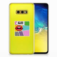 Samsung Galaxy S10e | Sillicone Back Cover | Popart Princess - thumbnail