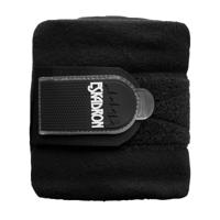 Eskadron fleecebandages zwart maat:full - thumbnail