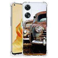 OPPO Reno8 T 4G Anti-shock Hoesje met foto Vintage Auto - thumbnail