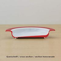 Kom wit/rood - thumbnail