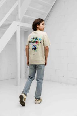 Ballin Amsterdam Natural Flow T-Shirt Kids Sand - Maat 152 - Kleur: Sand | Soccerfanshop