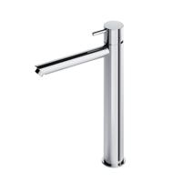 Hotbath Cobber hoge wastafelmengkraan met rechte uitloop zonder waste chroom CB003HSCR - thumbnail