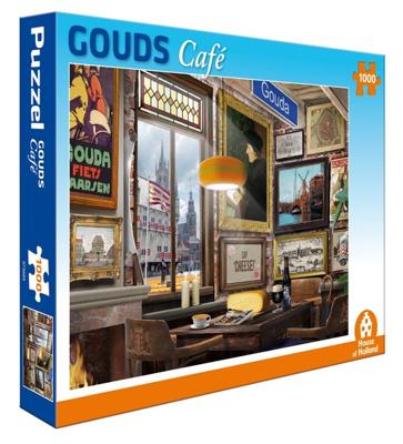 Gouds Café Puzzel 1000 Stukjes