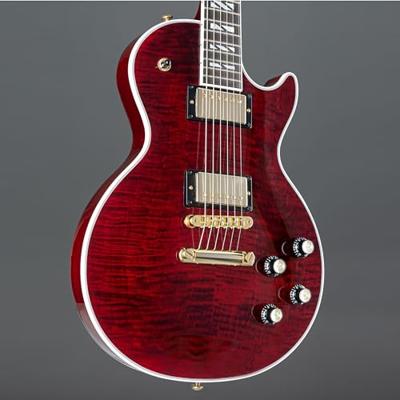 Gibson Les Paul Supreme Wine Red elektrische gitaar met hardshell case