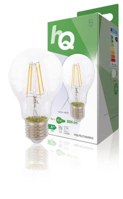 HQ HQLFE27A60002 Led Retro Filament Lamp E27 A60 6 W 806 Lm 2700 K HQ HQLFE27A60002 Led Retro Filament Lamp E27 A60 6 W 806 Lm 2700 K