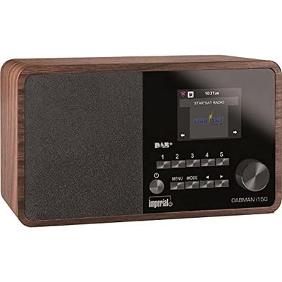 Imperial DABMAN i150 Internetradio Internet, DAB+, VHF (FM) USB, WiFi, LAN, Internetradio Hout