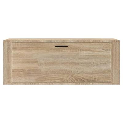 Wandschoenenkast 100x35x38 cm bewerkt hout sonoma eiken