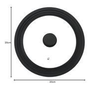 Bergner Universeel glazen deksel - 16 / 18 / 20cm - thumbnail