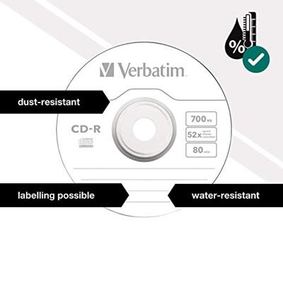 Verbatim 43411 CD-R 80 disc 700 MB 100 stuk(s) Spindel